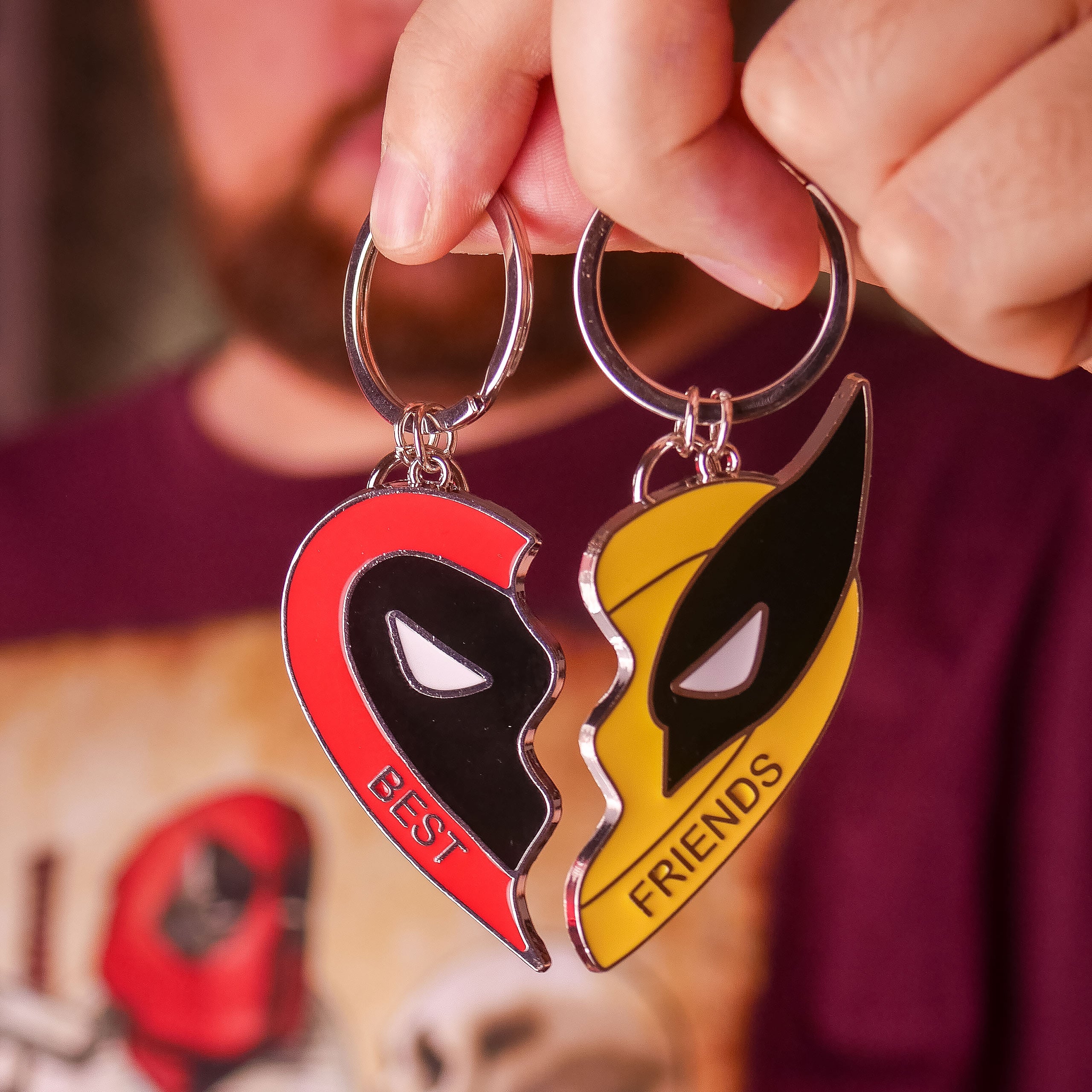 Immagine del prodotto Deadpool e Wolverine - Set Portachiavi Migliori Amici (2 Pezzi)