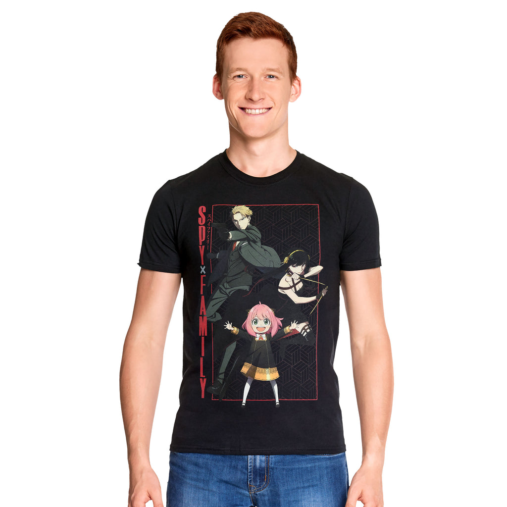 Immagine del prodotto Spy x Family - T-shirt nera Into Action