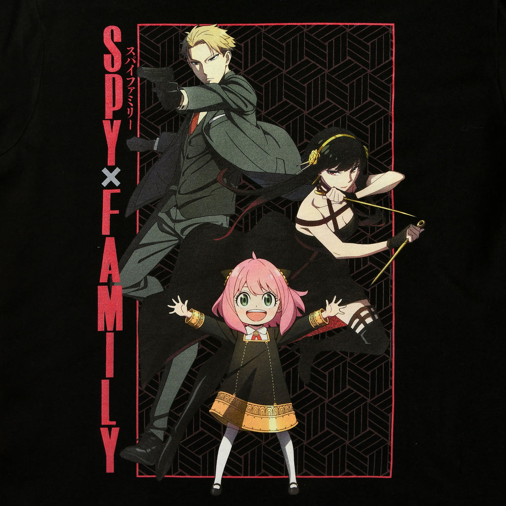 Immagine del prodotto Spy x Family - T-shirt nera Into Action
