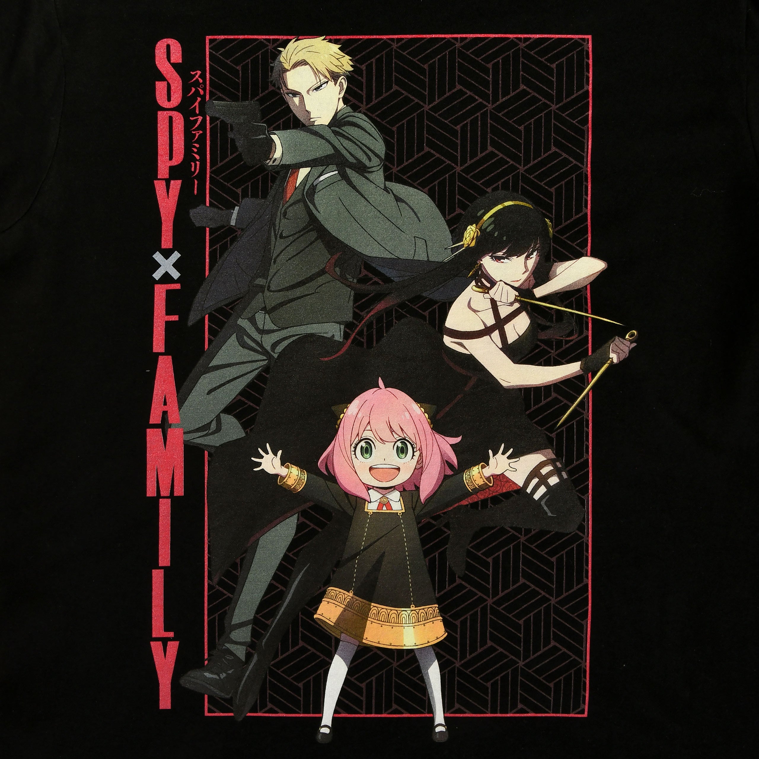 Immagine del prodotto Spy x Family - T-shirt nera Into Action