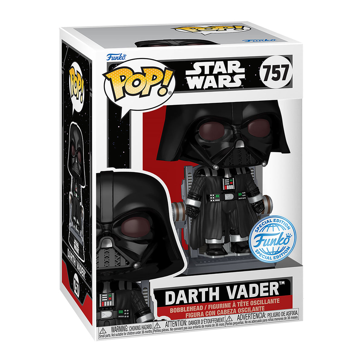 Produktbild Darth Vader Rache der Sith Funko Pop Wackelkopf-Figur - Star Wars