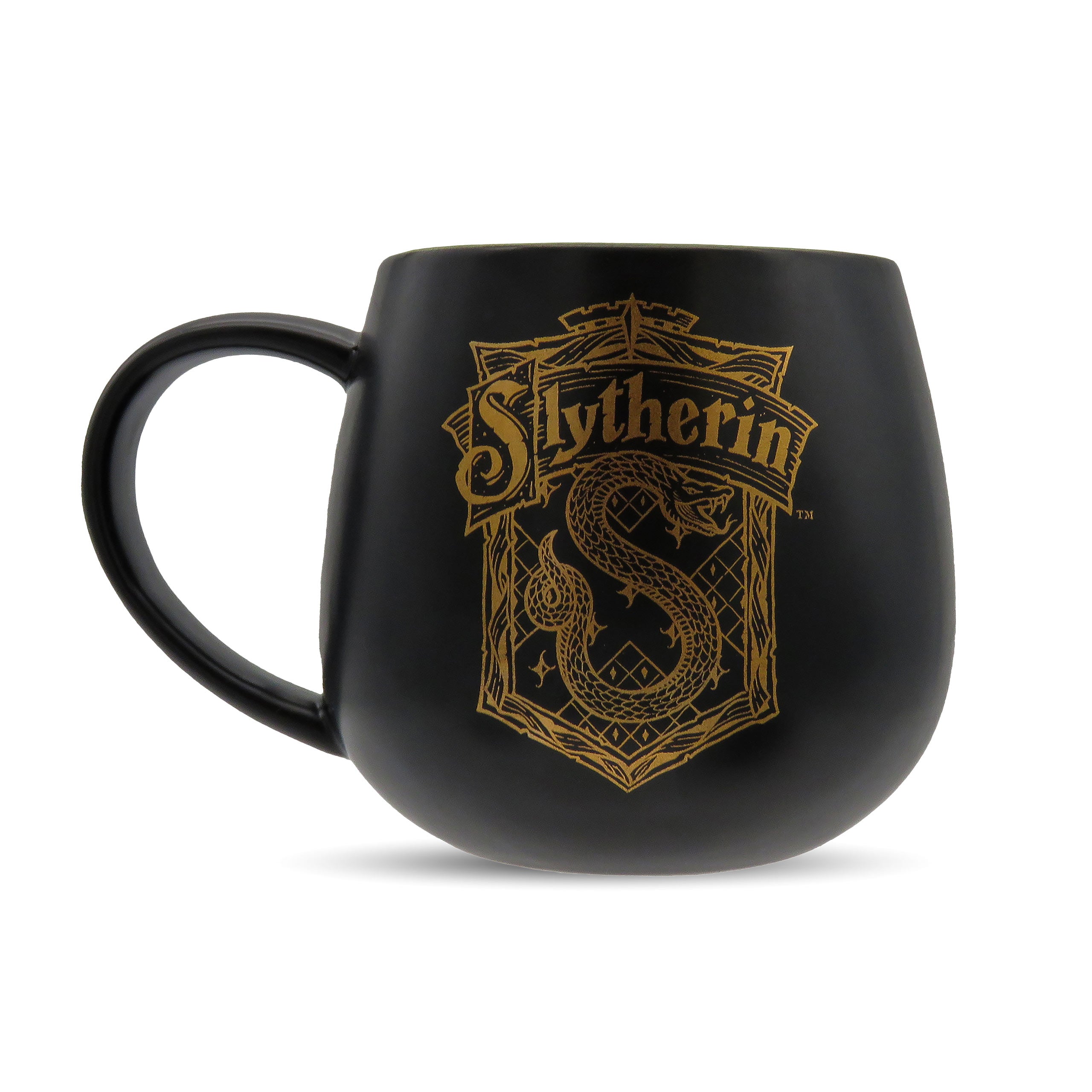 Produktbild Slytherin Tasse mit 3D Hogwarts Wappen innen - Harry Potter