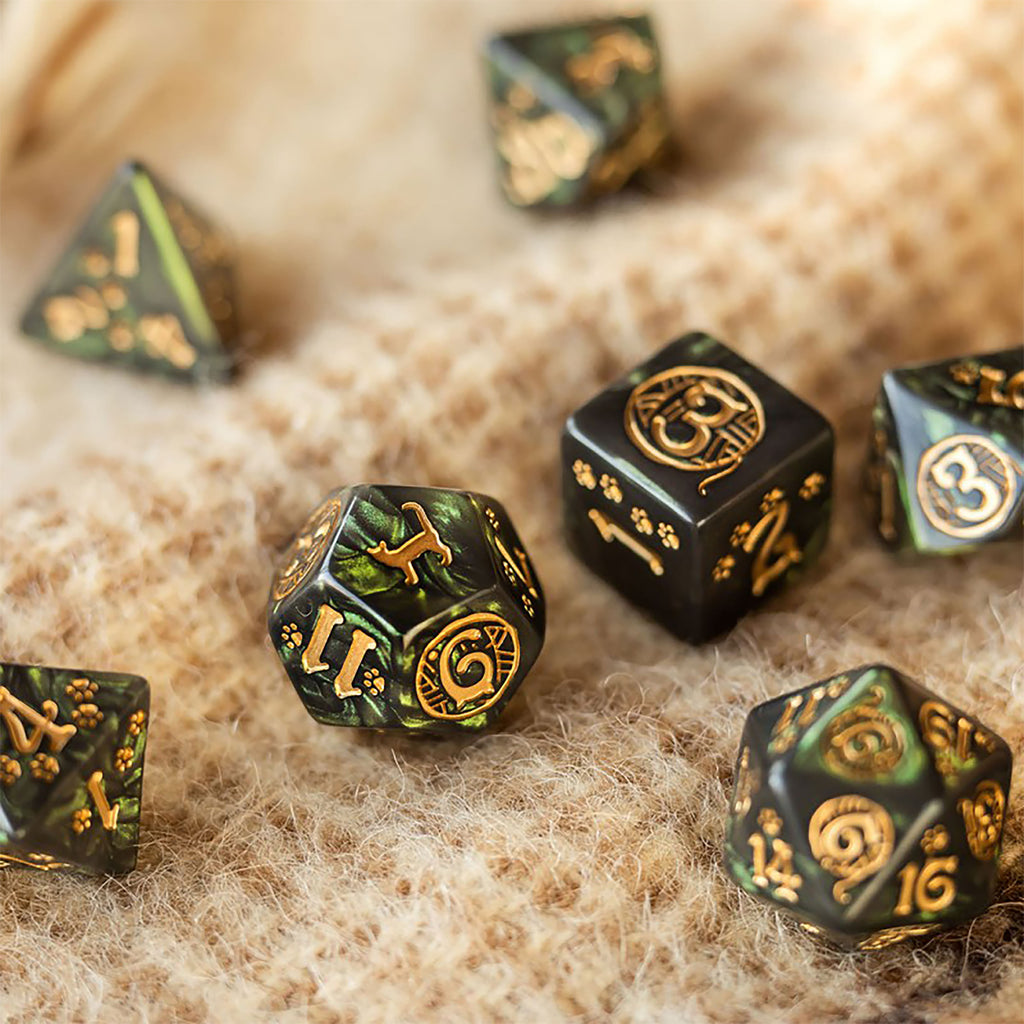 Produktbild Cats - Pixel RPG Würfel Set 7tlg
