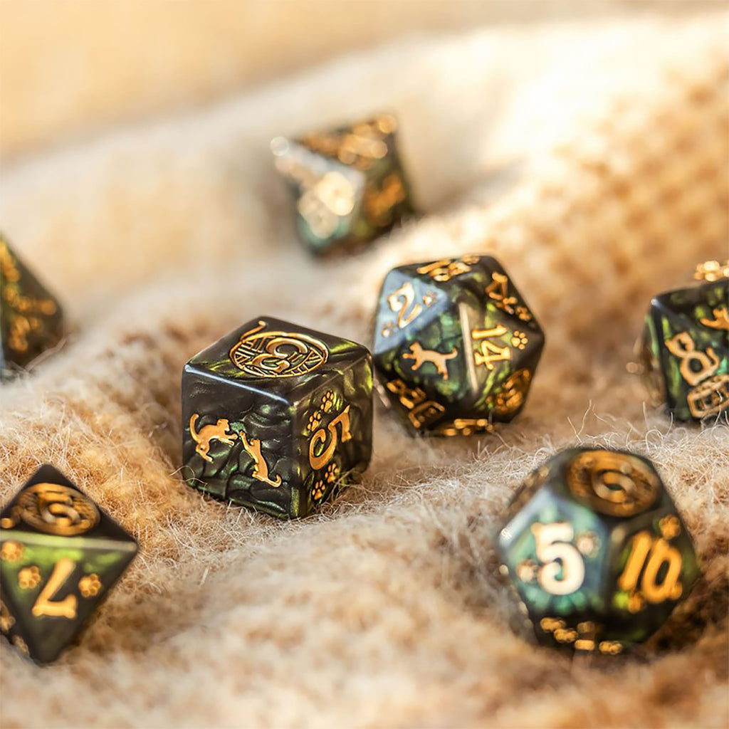 Produktbild Cats - Pixel RPG Würfel Set 7tlg