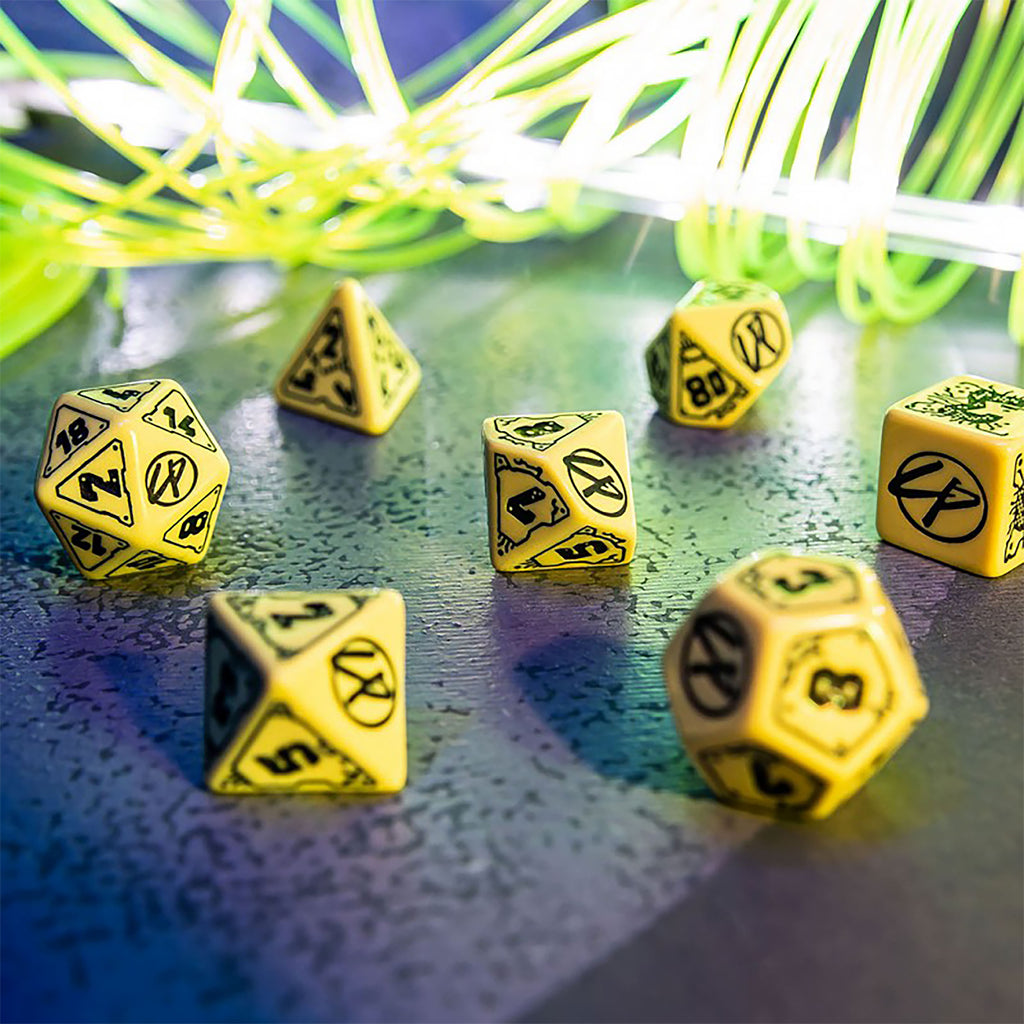 Produktbild Cyperpunk:Red - Danger Zone RPG Würfel Set 7tlg
