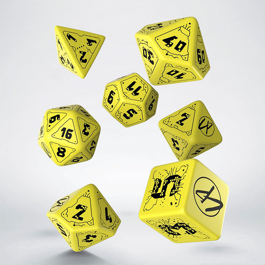 Produktbild Cyperpunk:Red - Danger Zone RPG Würfel Set 7tlg
