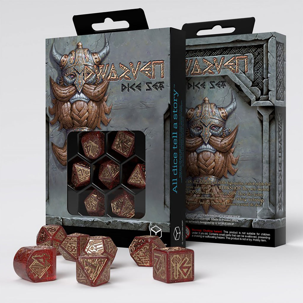 Produktbild Dwarven - Jewels RPG Würfel Set 7tlg