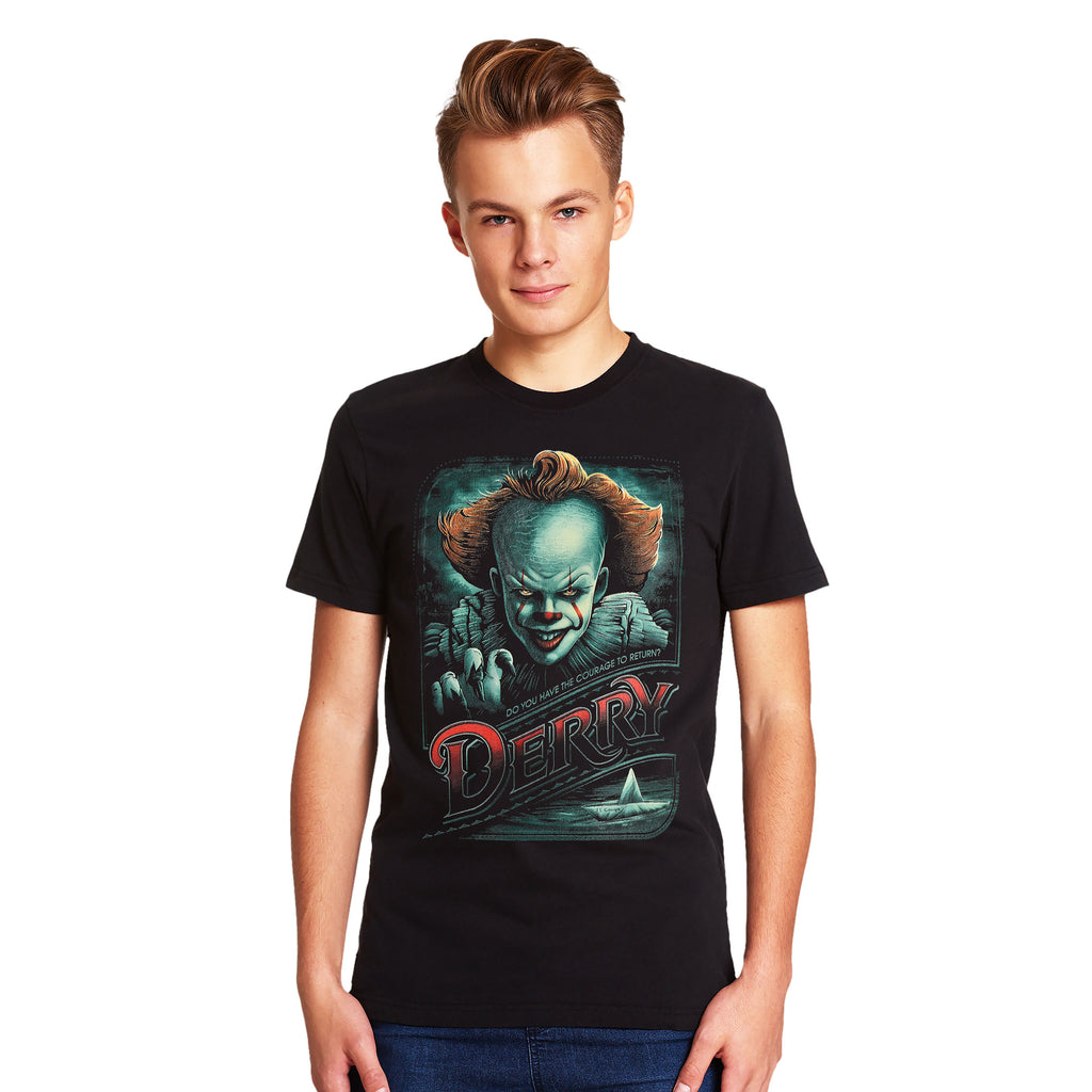 Image produit T-shirt Retour à Derry noir - Ça de Stephen King