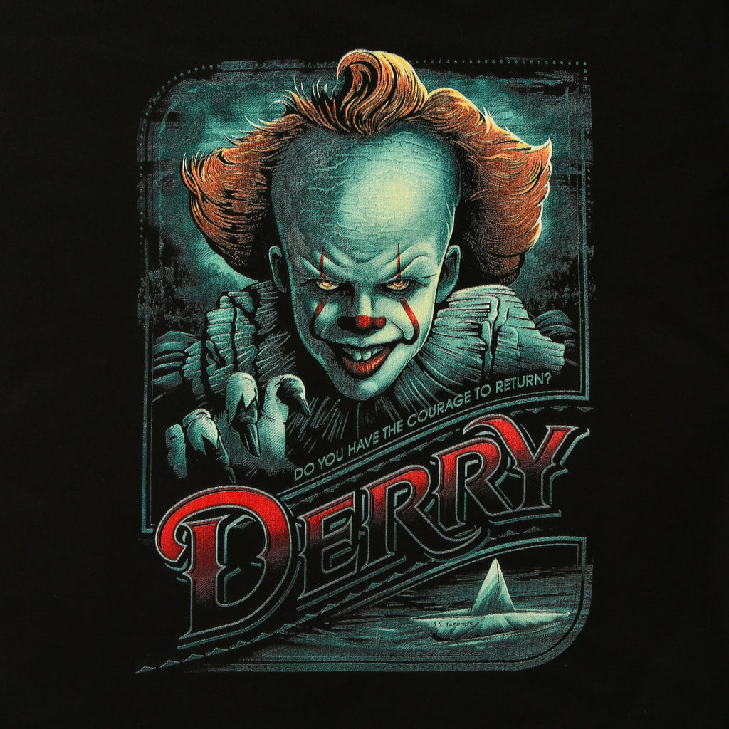 Image produit T-shirt Retour à Derry noir - Ça de Stephen King