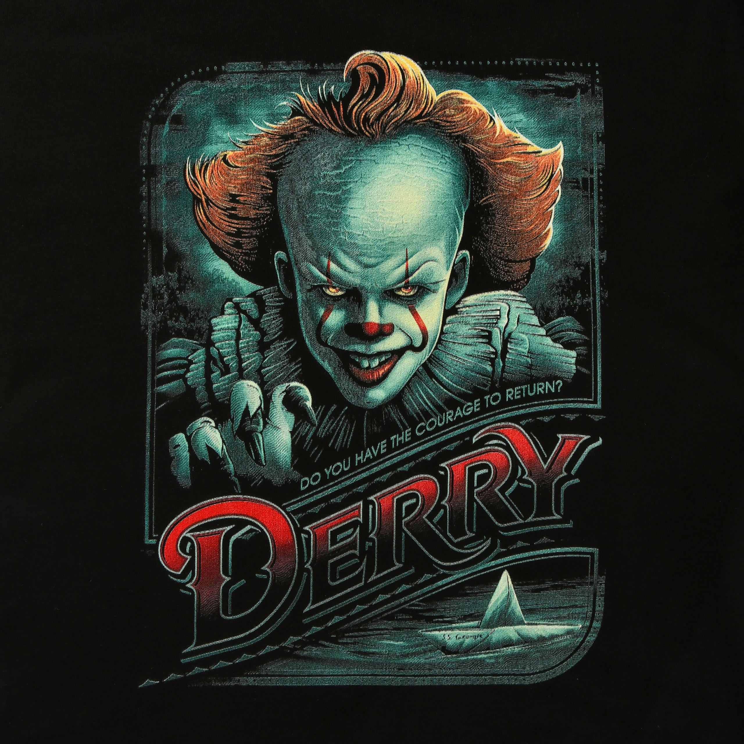 Image produit T-shirt Retour à Derry noir - Ça de Stephen King