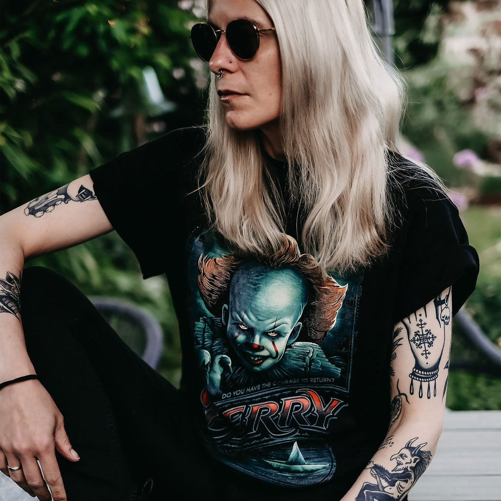 Image produit T-shirt Retour à Derry noir - Ça de Stephen King