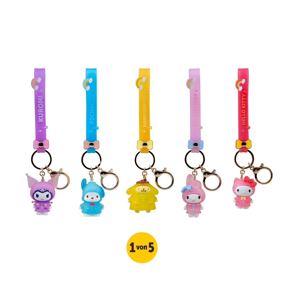 Immagine del prodotto Hello Kitty and Friends - Raincoat Series Mystery Portachiavi YuMe
