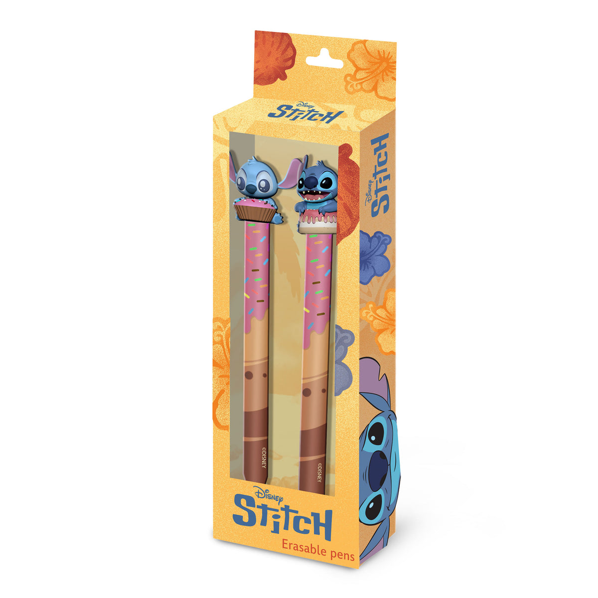 Immagine del prodotto Stitch penne a sfera con funzione gomma set da 2 - Lilo & Stitch