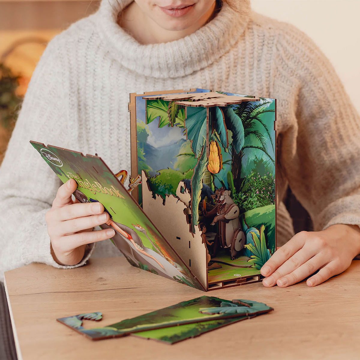 Image produit Disney - Le Livre de la Jungle Book Nook Kit Modèle Bois