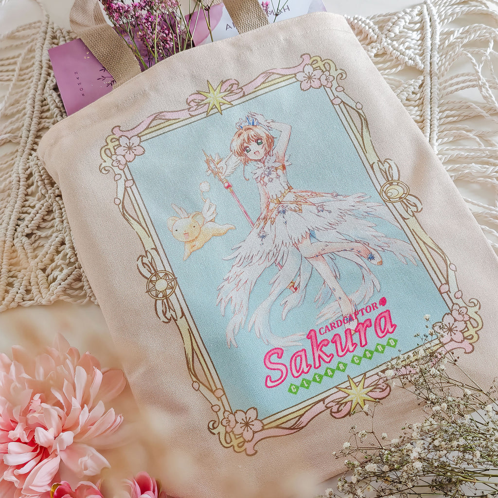 Produktbild Card Captor Sakura: Clear Card - Sakura und Cerberus Jutebeutel