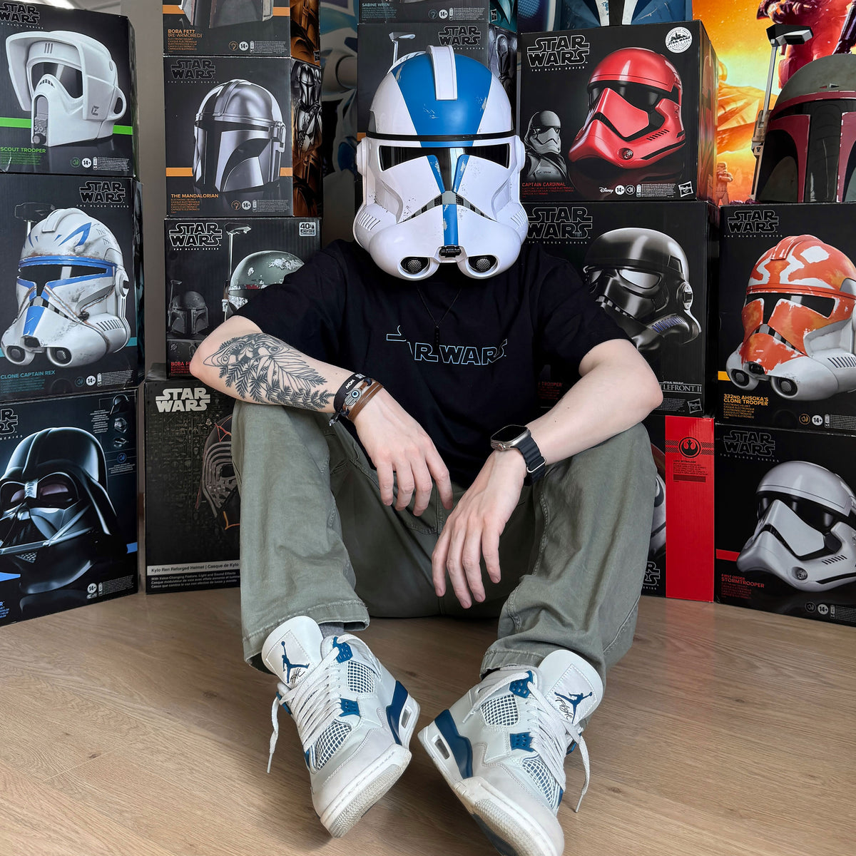 Image produit Star Wars – Réplique de casque Clone Trooper Légion 501 avec effets sonores