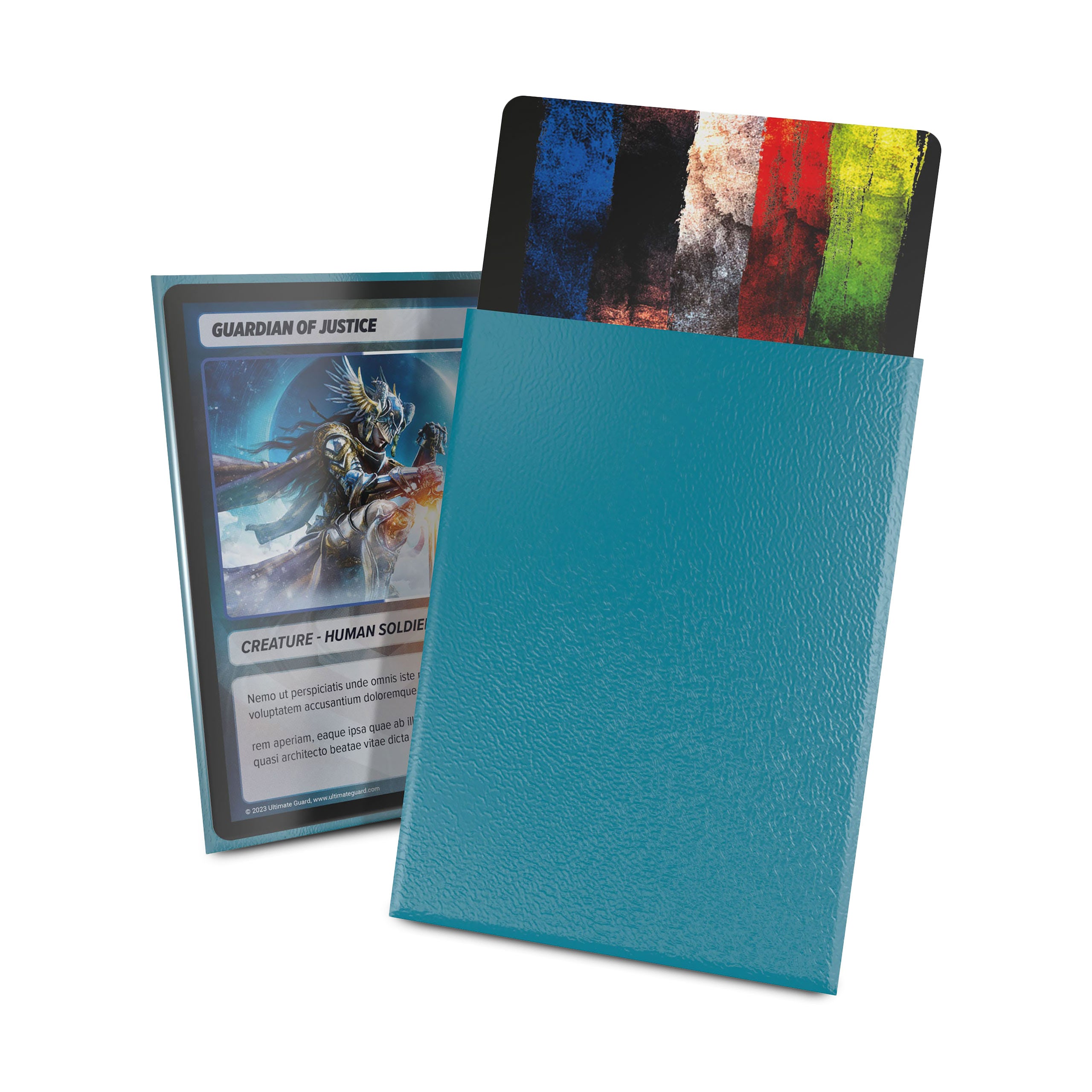 Image produit Protèges-cartes Cortex bleu pétrole mat - lot de 100 - Ultimate Guard - format TCG standard