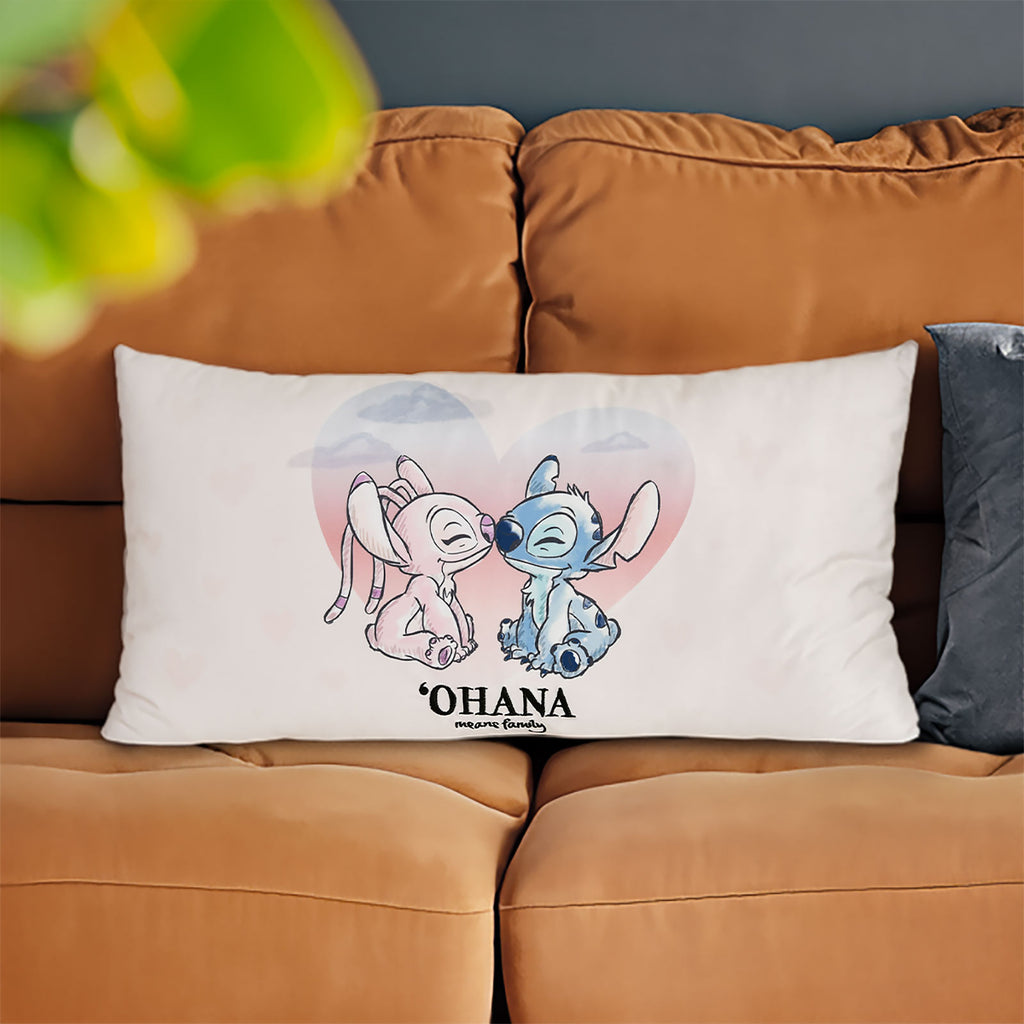 Immagine del prodotto Stitch e Angel Ohana Means Family - Cuscino