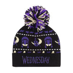 Image produit Wednesday - Bonnet Midnight à pompon