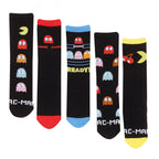 Image produit Pacman - Chaussettes Personnages Lot de 5 dans une Boîte Cadeau