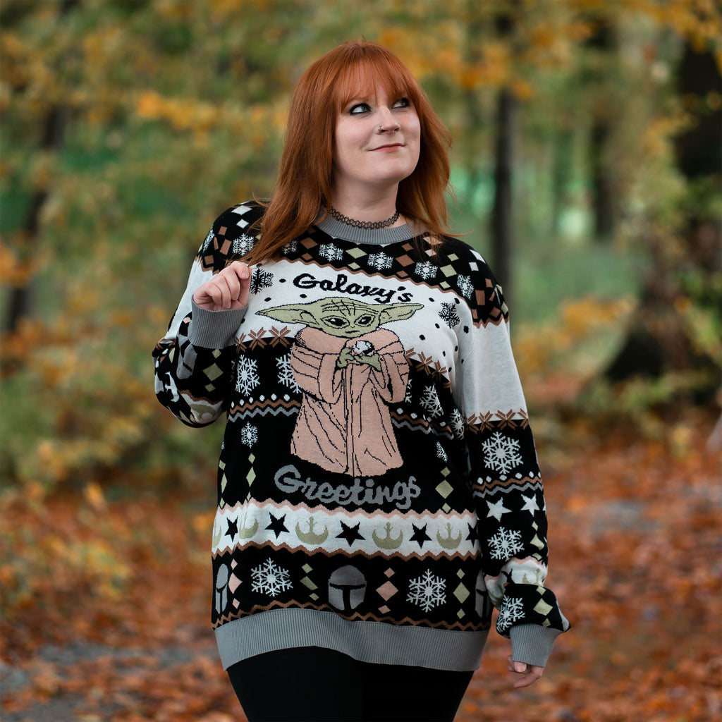 Produktbild Grogu Galaxys Greetings Strickpullover - Star Wars The Mandalorian