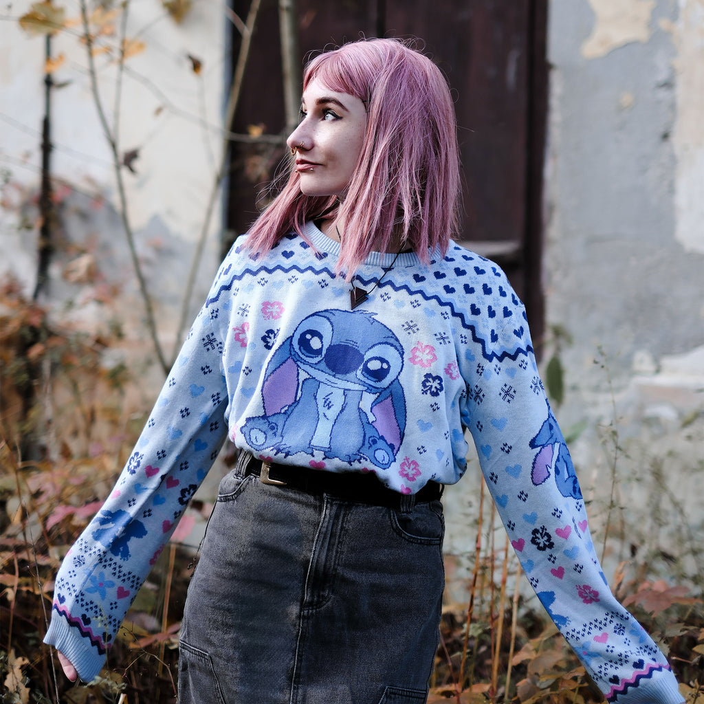 Image produit Pull en maille Stitch Ohana - Lilo & Stitch