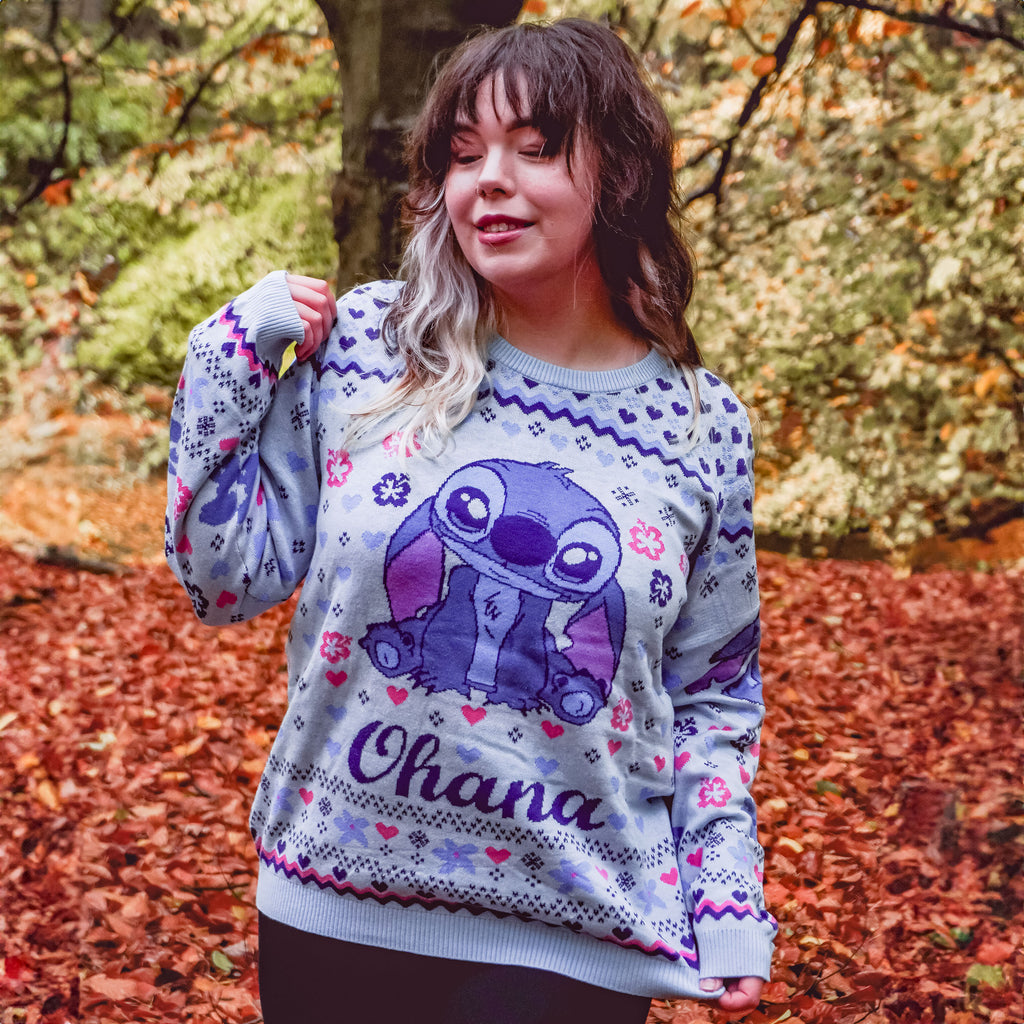 Image produit Pull en maille Stitch Ohana - Lilo & Stitch
