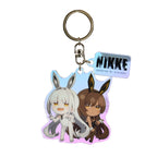 Image produit Goddess of Victory: Nikke - Porte-clés en acrylique Blanc et Noir