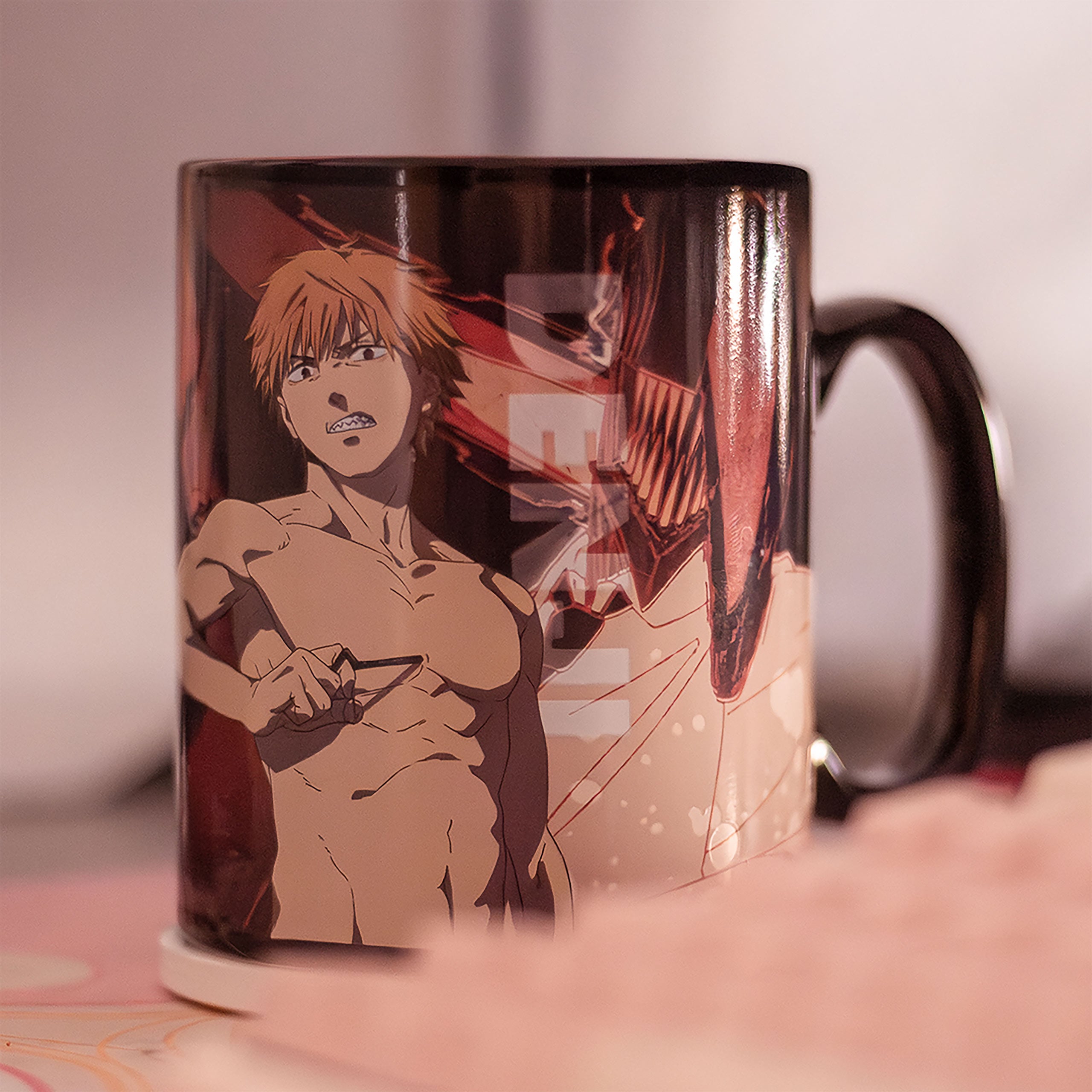 Produktbild Chainsaw Man - Denji und Aki Thermoeffekt Tasse