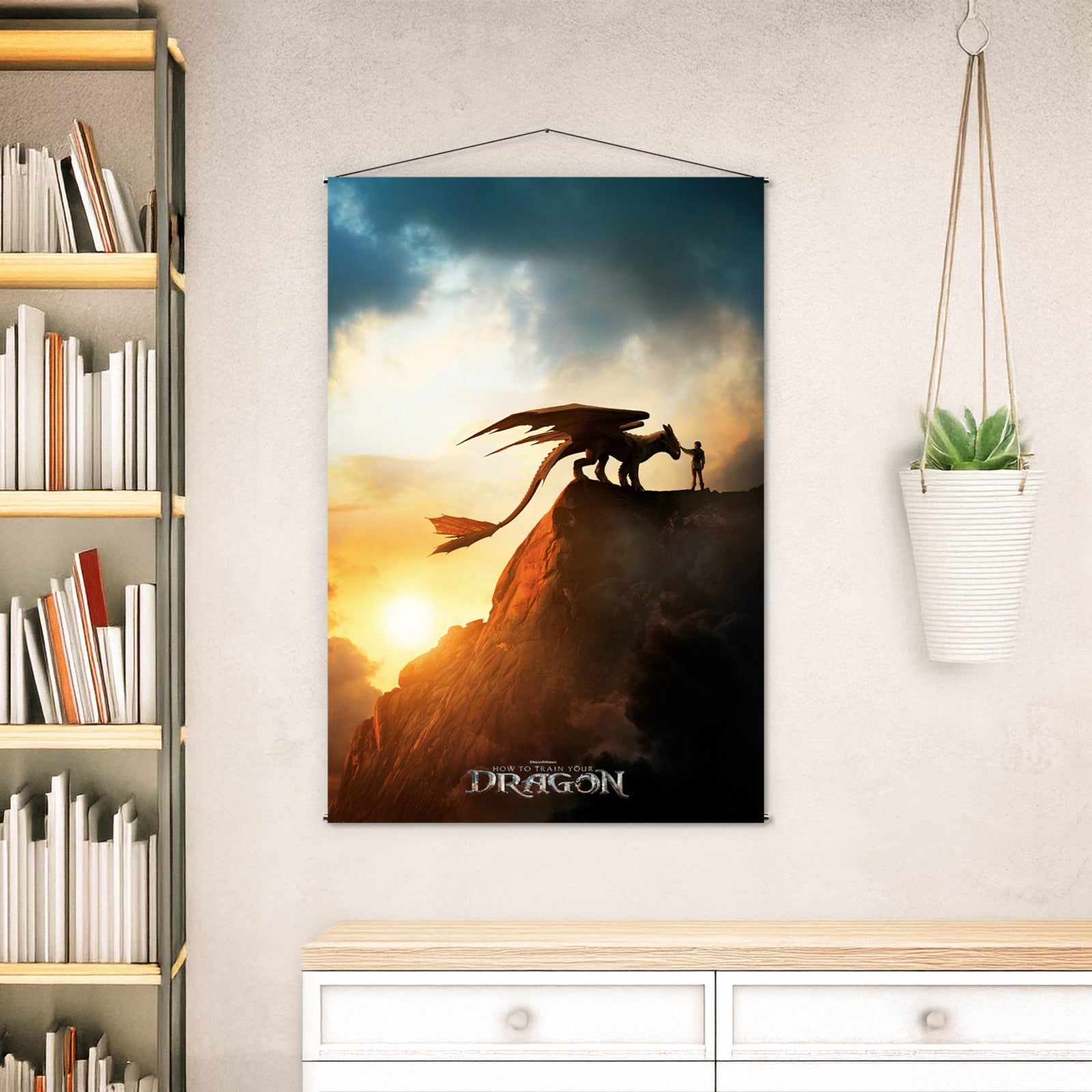 Produktbild Drachenzähmen leicht gemacht - Key Art Wall Scroll