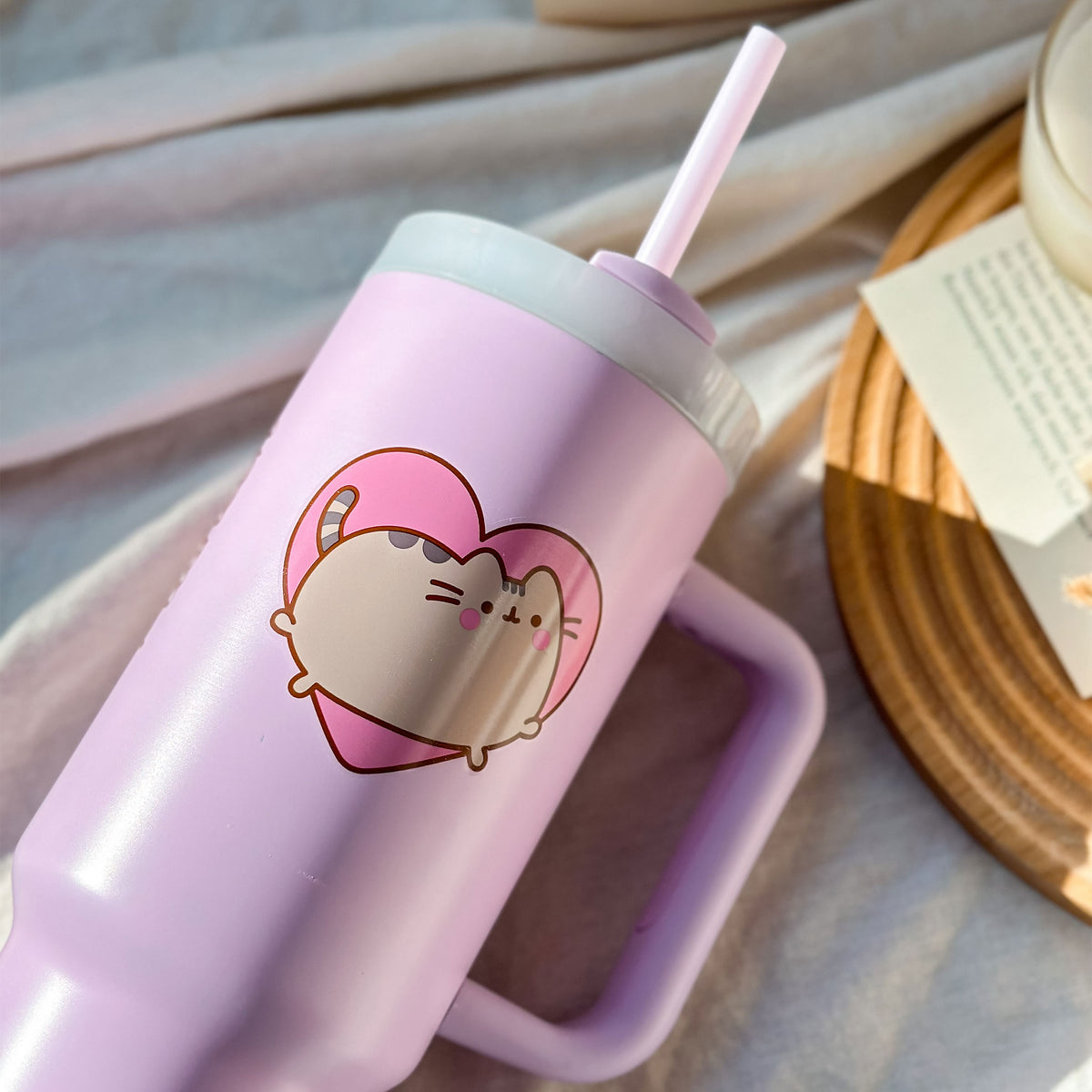 Produktbild Pusheen - Yum To Go Becher mit Strohhalm