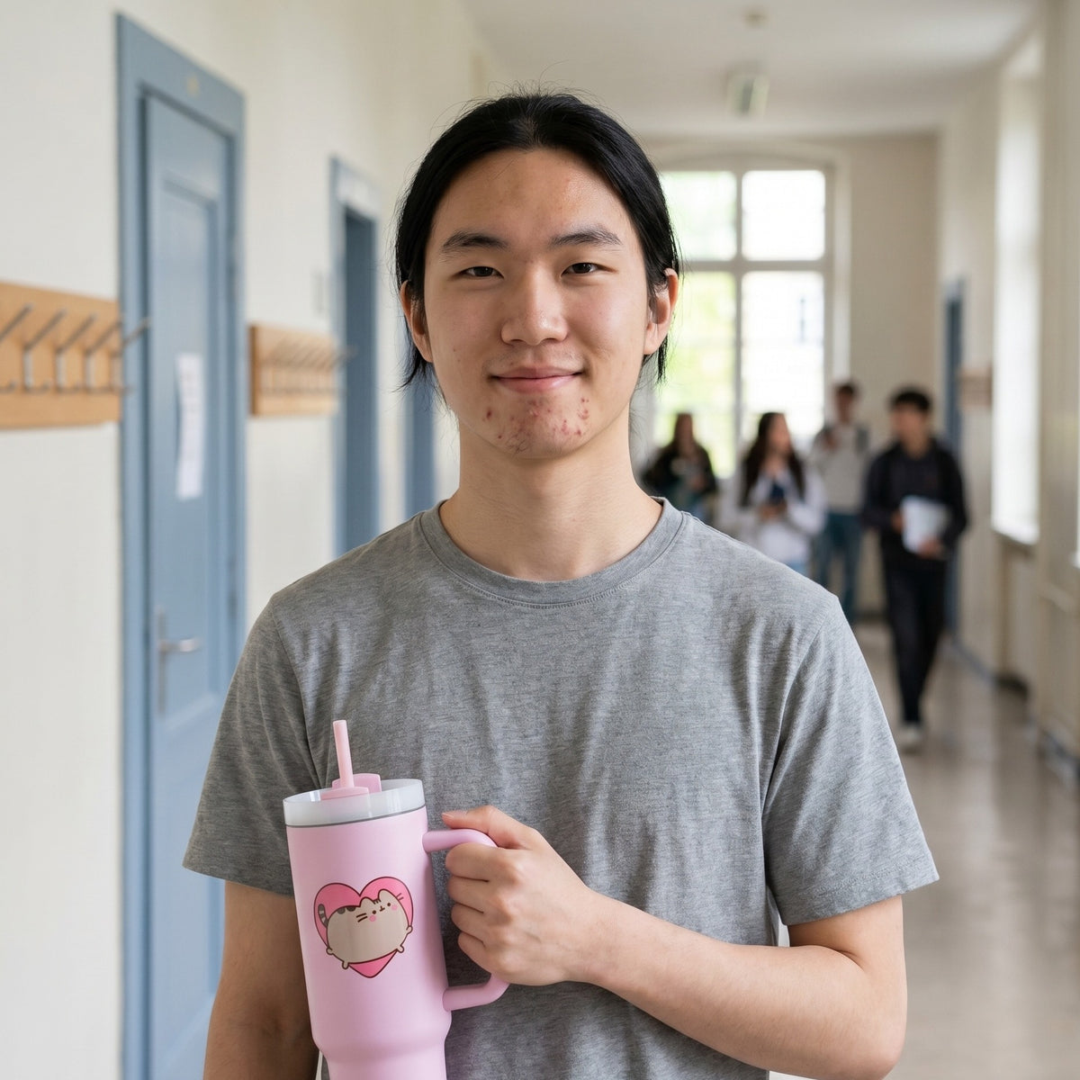 Produktbild Pusheen - Yum To Go Becher mit Strohhalm