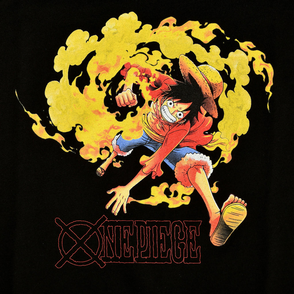 Produktbild One Piece - Luffy Attacke T-Shirt schwarz