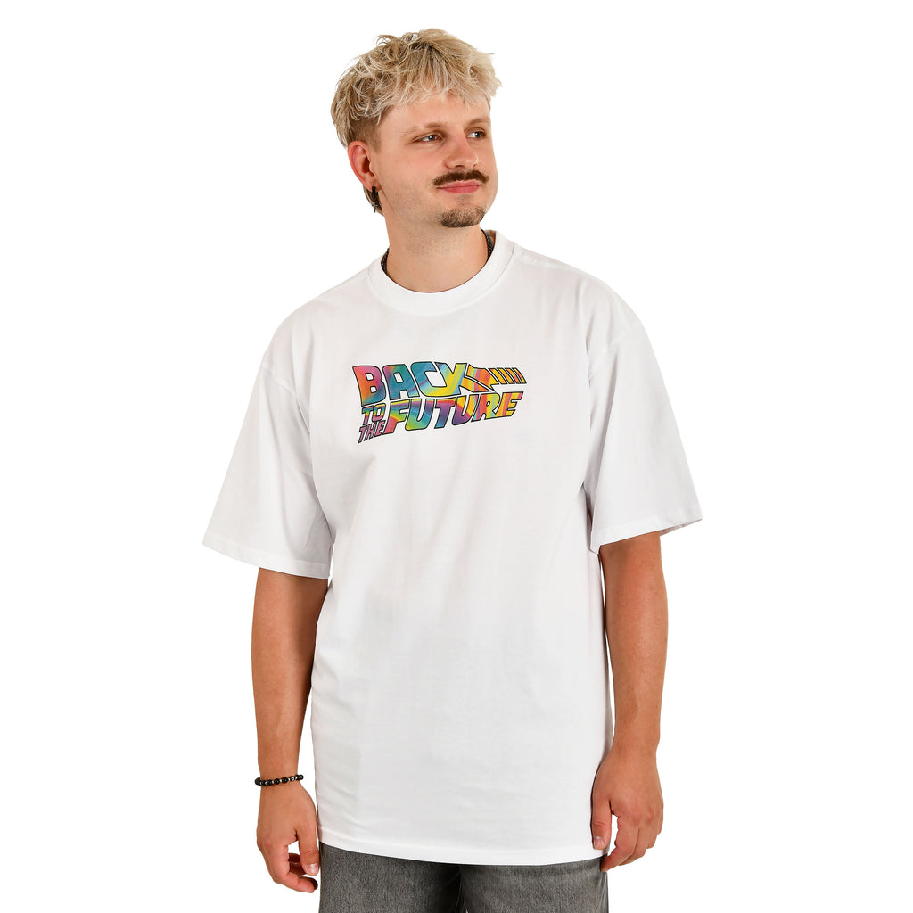 Image produit Retour vers le Futur - T-Shirt Oversize Hoverboard Blanc