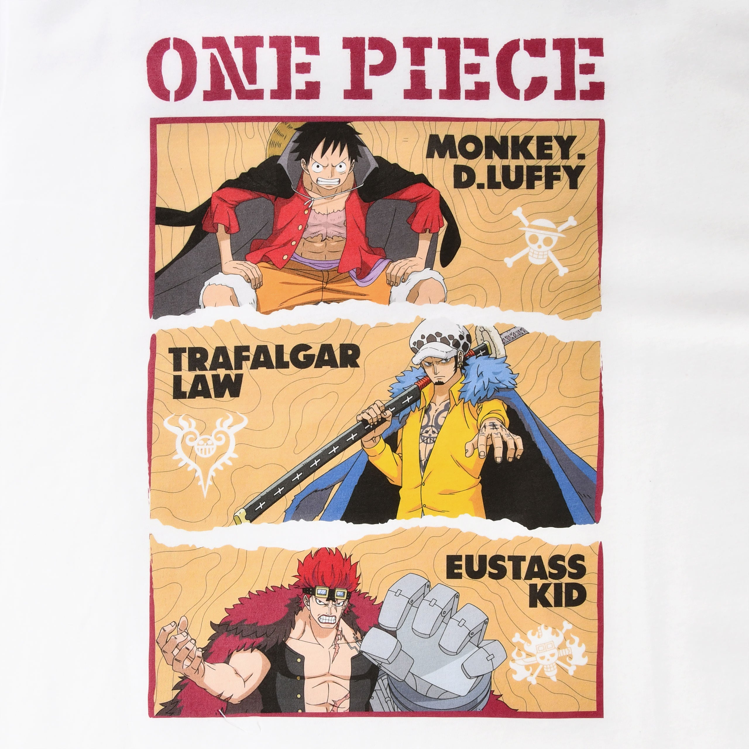 Produktbild One Piece - Characters T-Shirt weiß