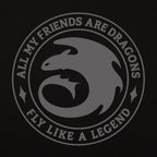 Image produit Dragons - Sweat à capuche Night Fury Legend noir