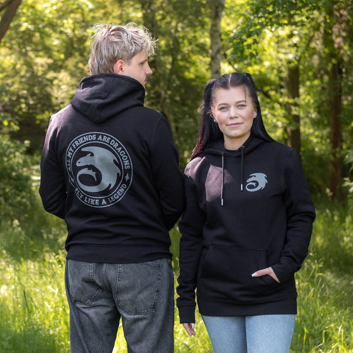 Produktbild Drachenzähmen leicht gemacht - Night Fury Legend Hoodie schwarz