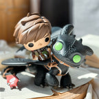 Image produit Dragons - Harold avec Krokmou Figurine Diorama Funko Pop