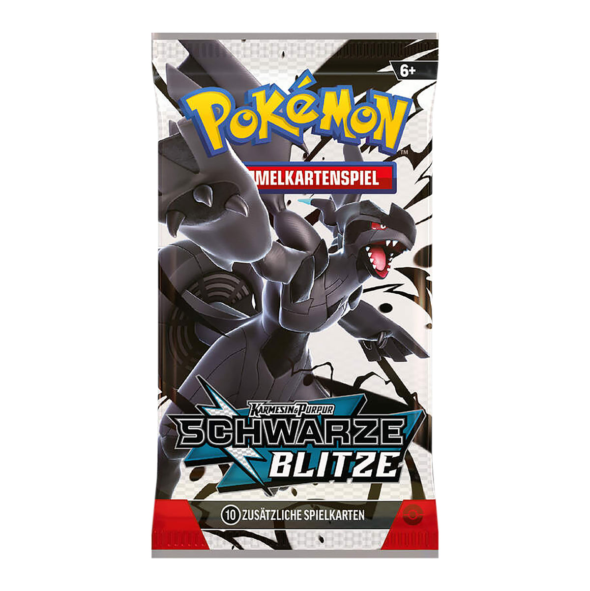 Produktbild Pokemon - Karmesin & Purpur Schwarze Blitze Top-Trainer-Box