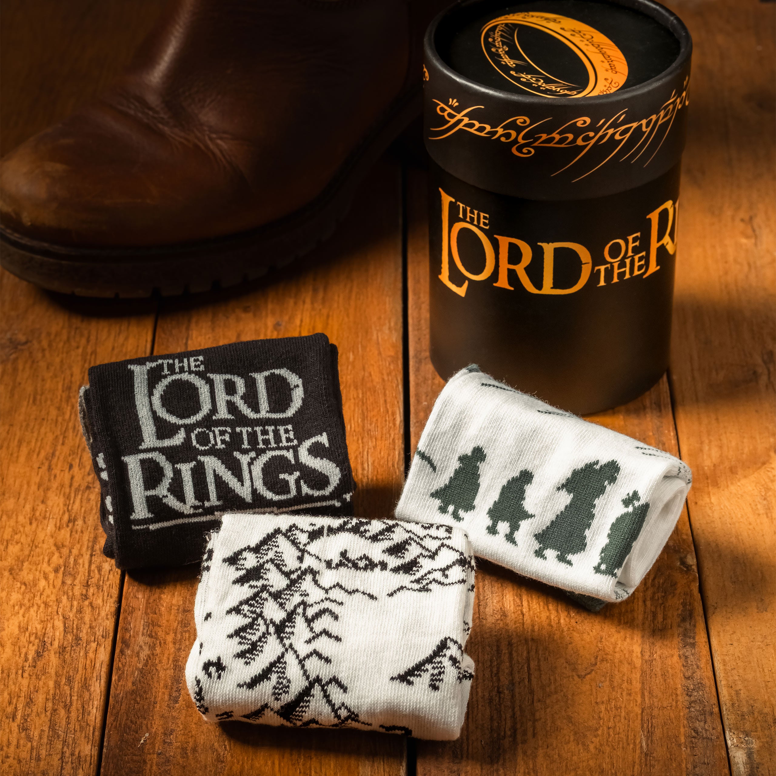 Product image The Lord of the Rings - The Fellowship Socks 3-Pack in Gift Box