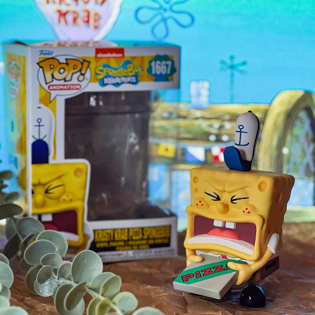 Image produit Bob l'éponge - Figurine Funko Pop Pizza Krusty Krab