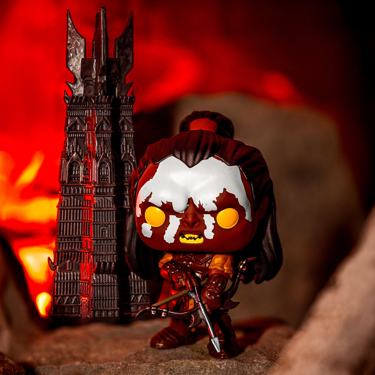 Image produit Le Seigneur des Anneaux - Lurtz avec Orthanc Figurine Funko Pop!