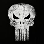 Produktbild Punisher - Skull Distress Logo T-Shirt schwarz