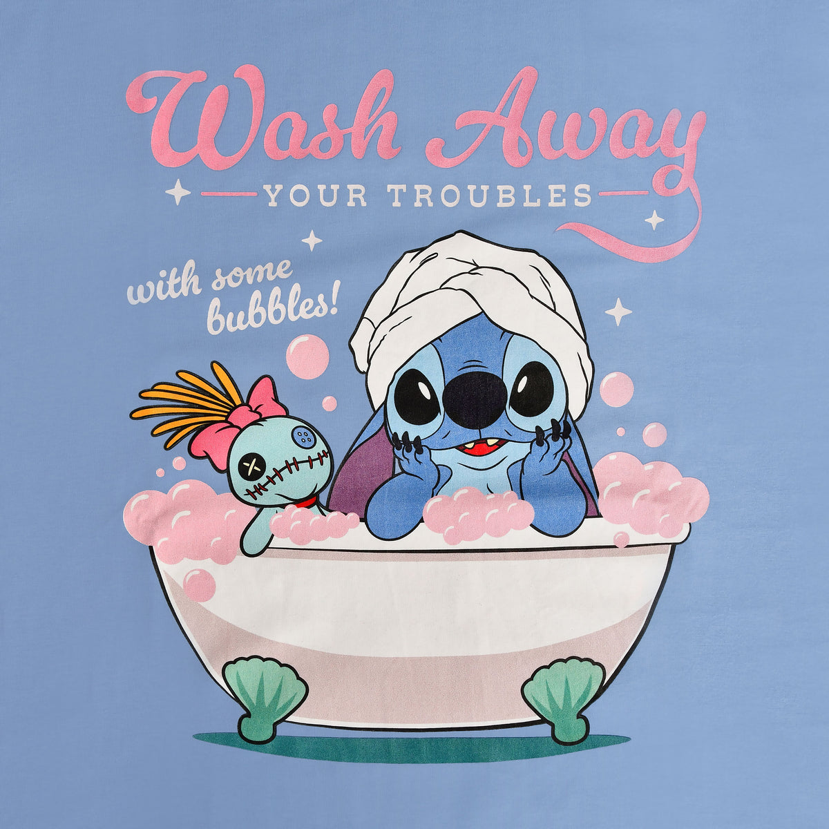 Immagine del prodotto Stitch Wash Away T-shirt lungo blu - Lilo & Stitch