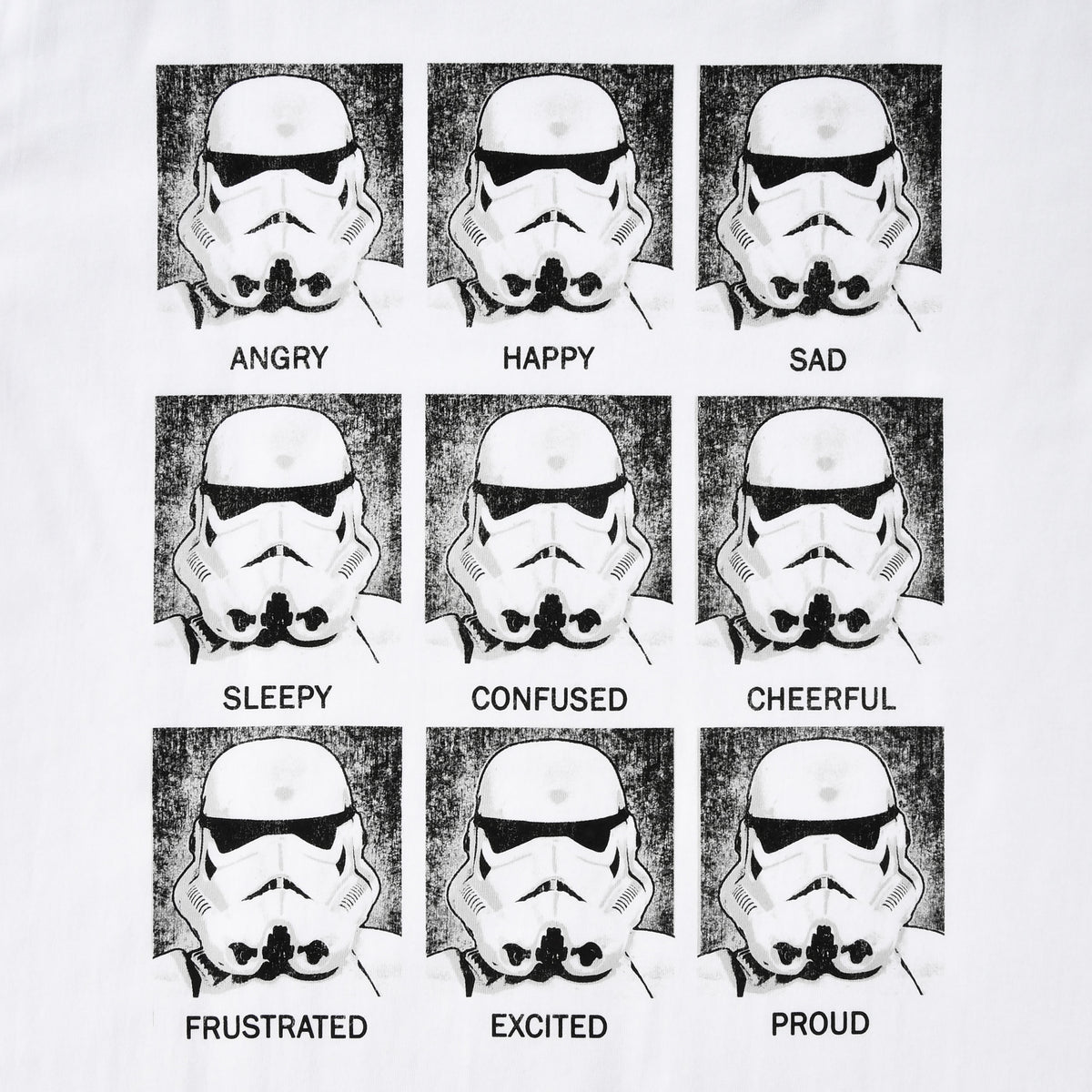 Immagine del prodotto T-shirt Stormtrooper Multiface bianca - Star Wars
