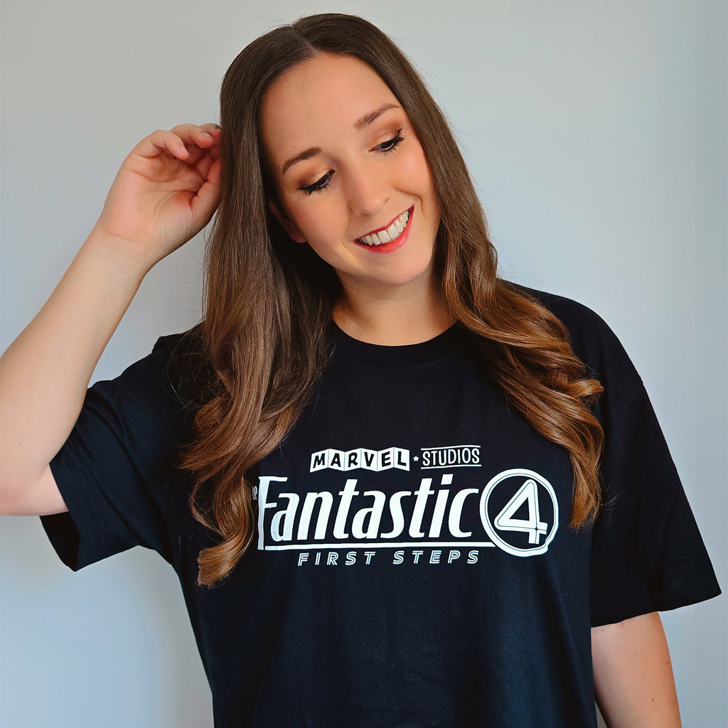 Image produit Fantastic Four - T-Shirt Logo Noir