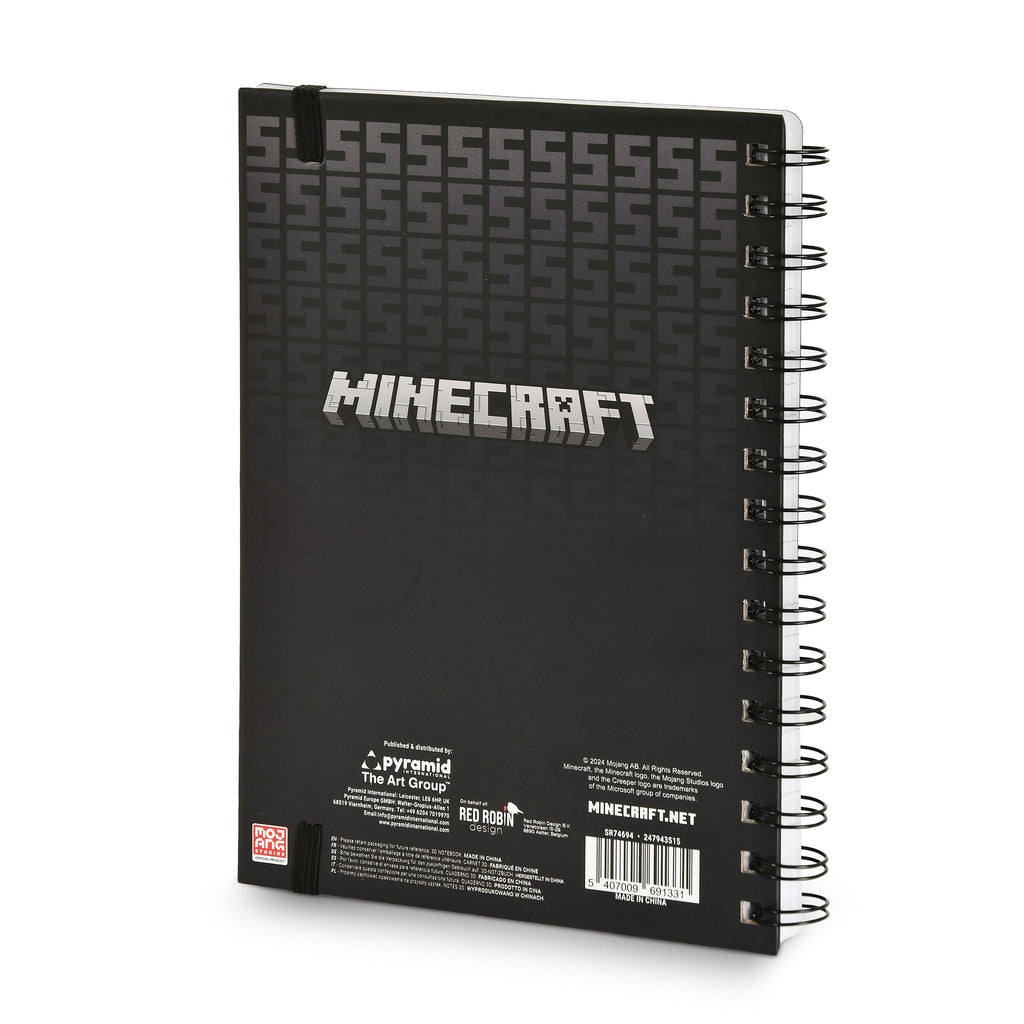 Image produit Minecraft - Carnet 3D Creeper
