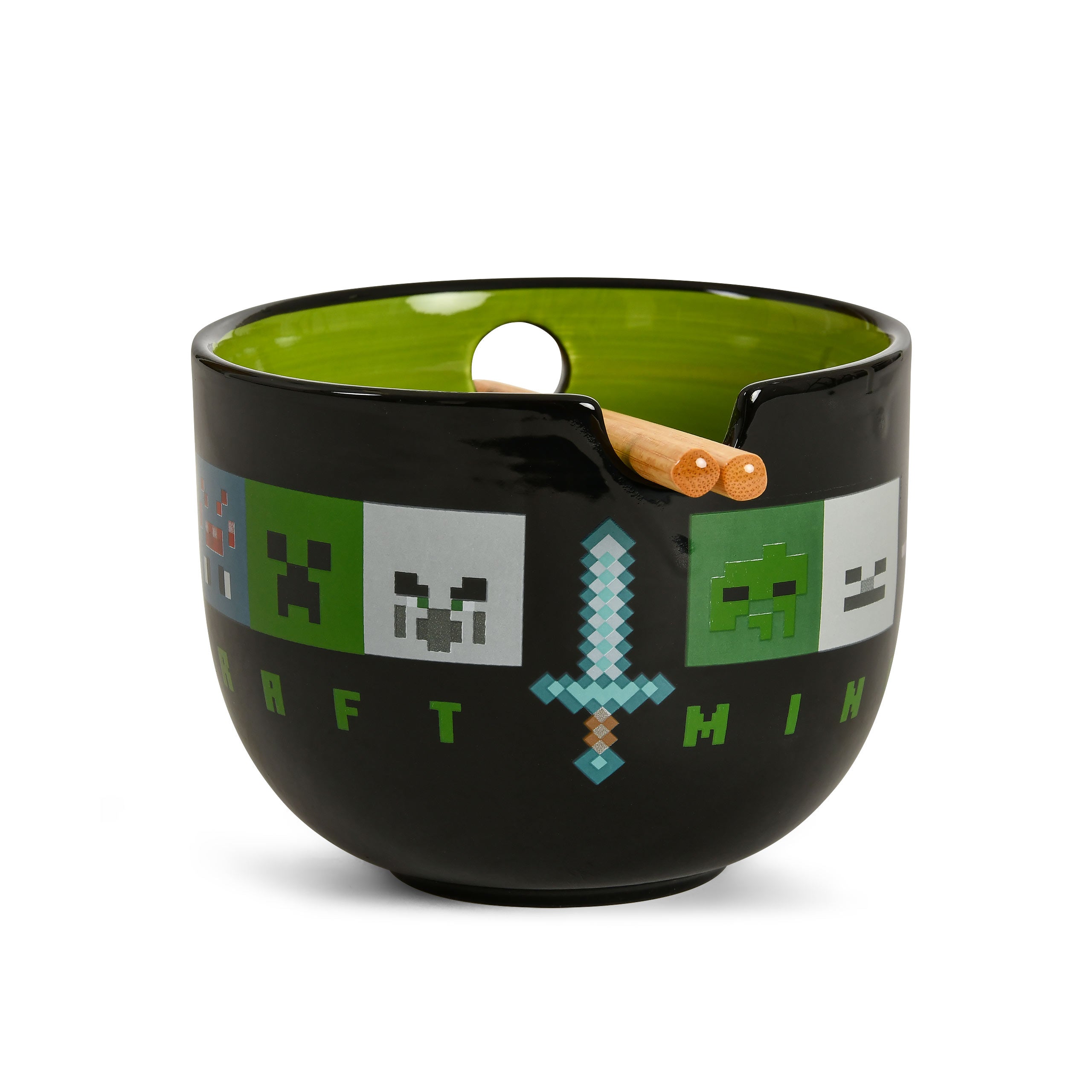 Product image Minecraft - Creeper Ramen Bowl with Chopsticks