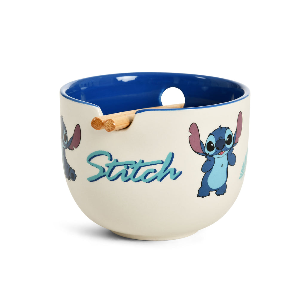 Image produit Bol à Ramen Stitch Aloha avec Baguettes - Lilo & Stitch