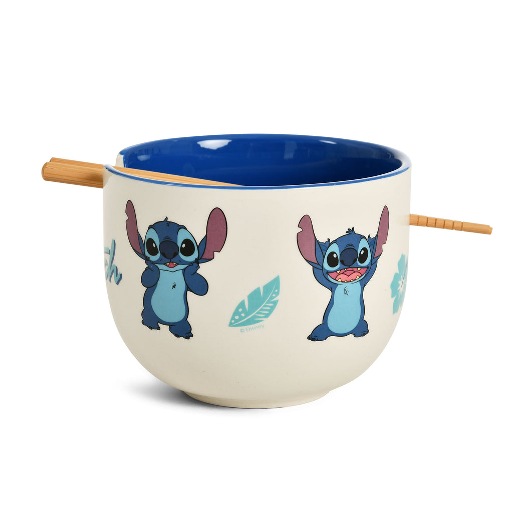 Image produit Bol à Ramen Stitch Aloha avec Baguettes - Lilo & Stitch